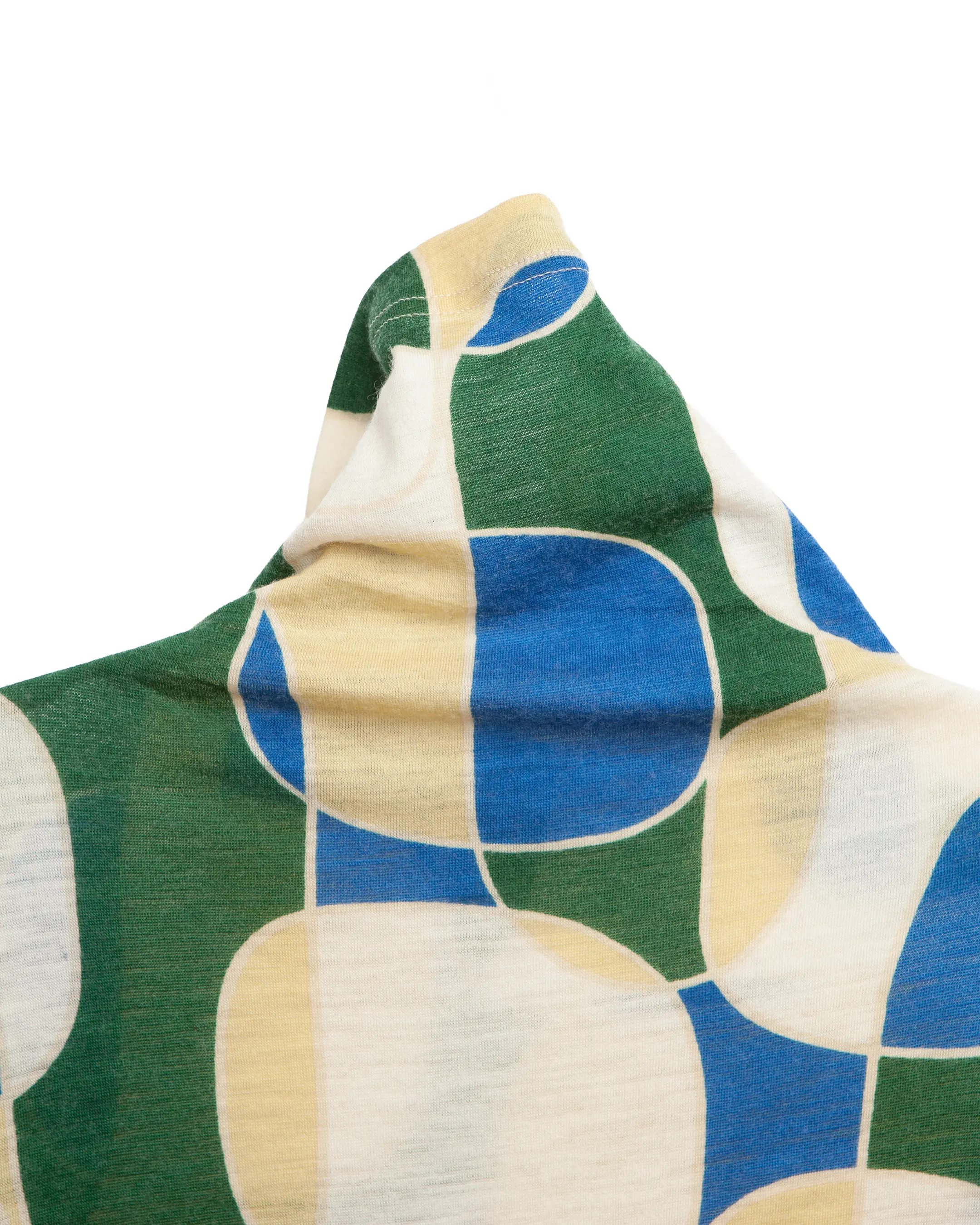 pattern turtleneck top